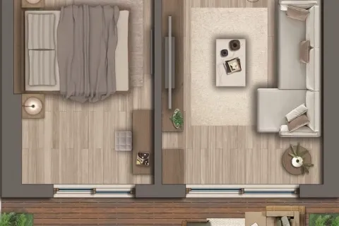 1+1 Lejlighed  i Mugla, Tyrkiet Nr. 220102 - 24