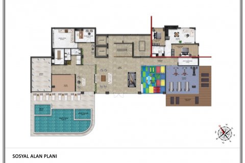 Daire   Demirtaş, Alanya, Antalya, Türkiye №94542 - 14