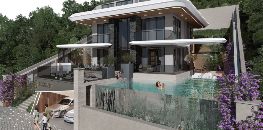 7+1 Villa i Kestel, Bursa, Tyrkiet Nr. 217630