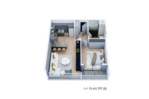 Продажа квартиры  в Мерсине, Турция 2 комн., 60м2, №227920 – фото 11