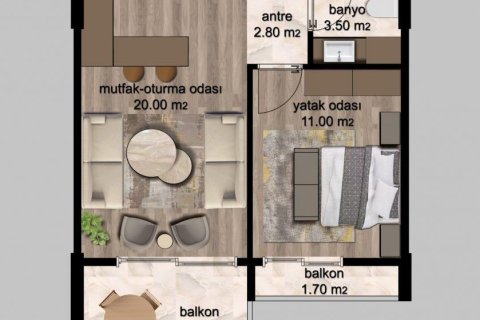 Leilighet i Erdemli, Mersin, Tyrkia Nr. 227926 - 19