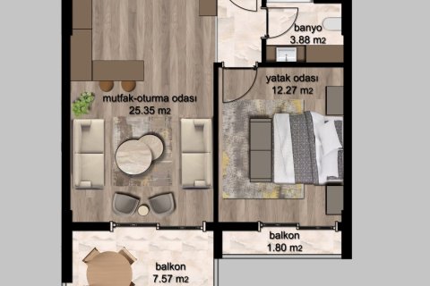 Lejlighed i Erdemli, Mersin, Tyrkiet Nr. 227925 - 24
