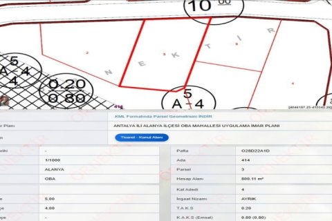 Lägenhet i Oba, Antalya, Turkiet Nr. 227526 - 26