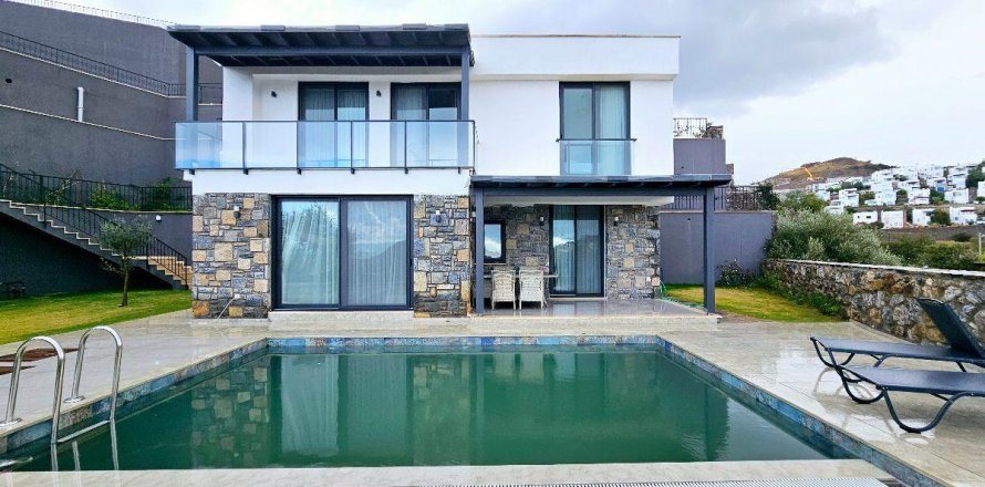 3+1 Villa  i Bodrum, Mugla, Turkiet Nr. 215429