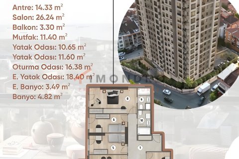 4+1 Lägenhet i Küçükçekmece, Istanbul, istanbul, Turkiet Nr. 228539 - 9