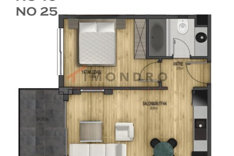 2+1 Lejlighed i Kepez, Antalya, Tyrkiet Nr. 228534 - 22