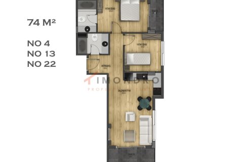 1+1 Leilighet i Kepez, Antalya, Tyrkia Nr. 228533 - 23