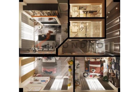 آپارتمان در  Aksu ، ترکیه 1 خوابه ، 89 متر مربع.  شماره 221867 - 14