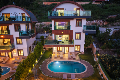 5+1 Villa  i Alanya, Antalya, Turkiet Nr. 237936 - 4