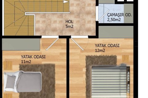 Leilighet  i Mugla, Tyrkia Nr. 224159 - 2