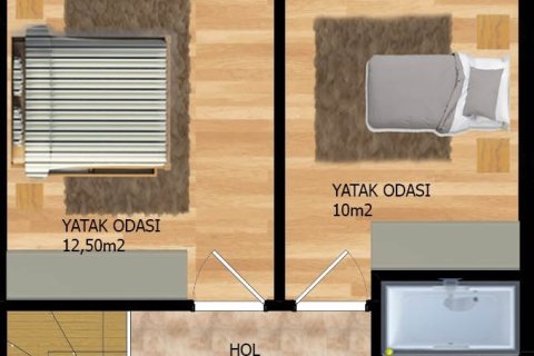 Leilighet  i Mugla, Tyrkia Nr. 224160 - 2