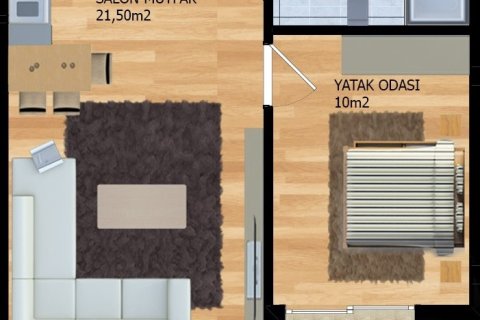 Daire   Muğla, Türkiye №224158