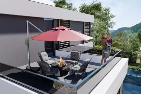 3+1 Villa  i Incekum, Antalya, Turkiet Nr. 219628 - 10