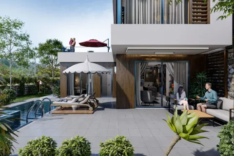 3+1 Villa  i Incekum, Antalya, Turkiet Nr. 219629 - 9