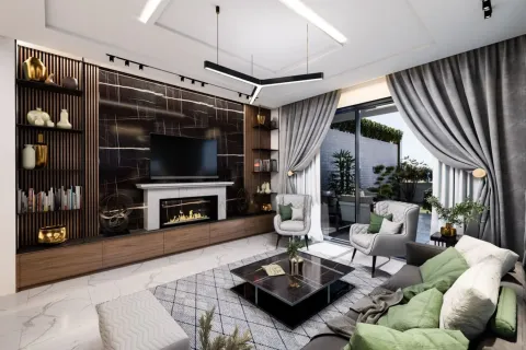 3+1 Villa  i Incekum, Antalya, Turkiet Nr. 219629 - 4