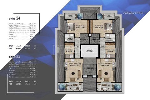 5+1 Lägenhet  i istanbul, Turkiet Nr. 212704 - 6