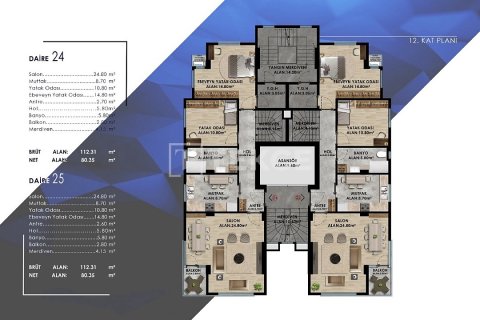 5+1 Lägenhet  i istanbul, Turkiet Nr. 212704 - 7