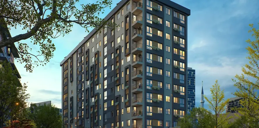 Квартира  2-х ком. в Стамбуле, Турция №213361