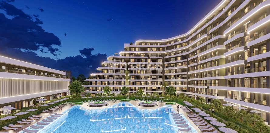 آپارتمان در  Aksu ، ترکیه 2 خوابه ، 137 متر مربع.  شماره 216098