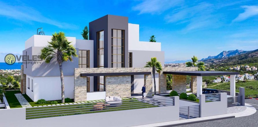 Вилла  6+2 в Лапте, Гирне, Северный Кипр №214086