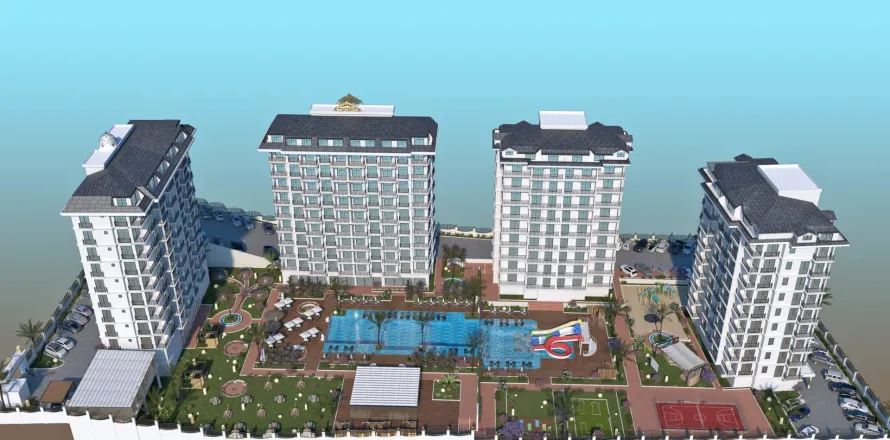 1+1 Apartment  in Alanya, Antalya, Turkey No. 223845