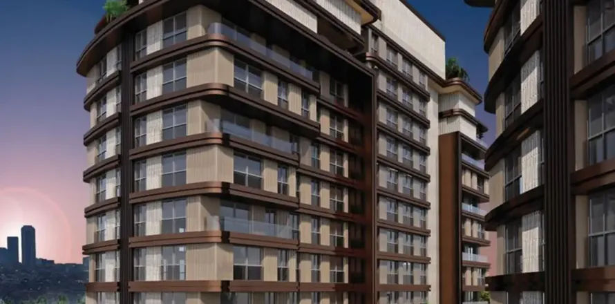 Квартира  3-х ком. в Стамбуле, Турция №213357