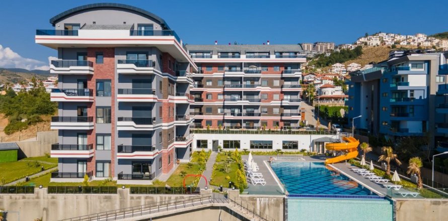 1+1 Apartment in Sofia Park, Kargicak, Alanya, Antalya, Turkey No. 105314