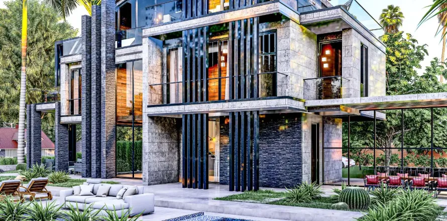 4+1 Villa  i Alanya, Antalya, Tyrkia Nr. 219685