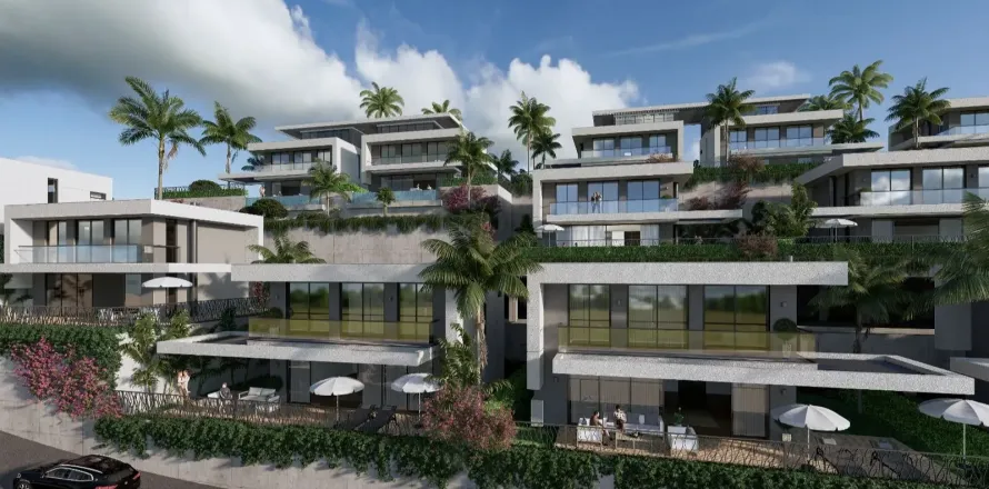 3+1 Villa  i Alanya, Antalya, Tyrkia Nr. 219680