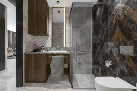 1+1 Lejlighed  i Alanya, Antalya, Tyrkiet Nr. 219615 - 7