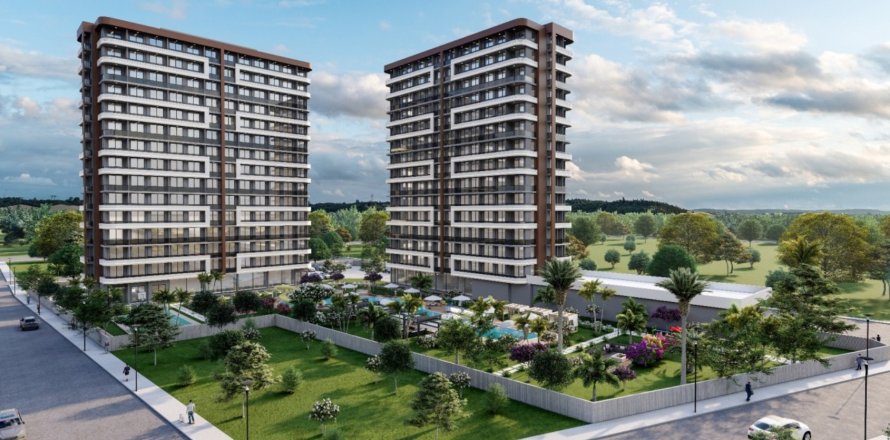 1+1 Lägenhet i Mersin, Turkiet Nr. 228297