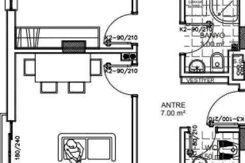 2+1 Lejlighed i Kepez, Canakkale, Tyrkiet Nr. 220612 - 5