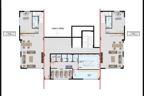 Продажа квартиры  в Аланье, Анталье, Турция 1+1, 65м2, №219890 – фото 14