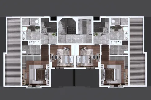 آپارتمان در  Mugla ، ترکیه 3 خوابه  شماره 223909 - 29