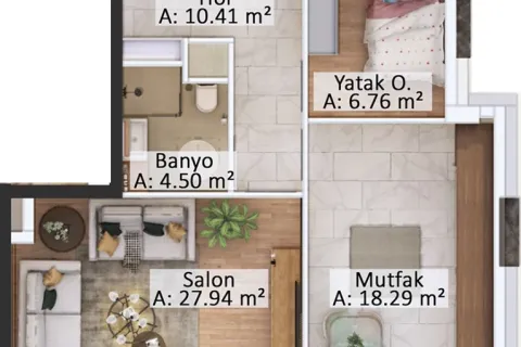 5+2 Wohnung  in Mugla, Türkei Nr. 220192 - 10