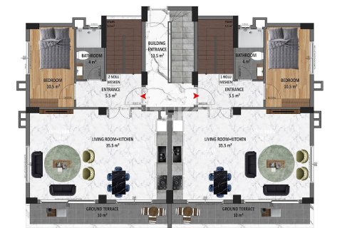 Продажа квартиры в Аланье, Анталье, Турция 4+1, 190м2, №212349 – фото 8