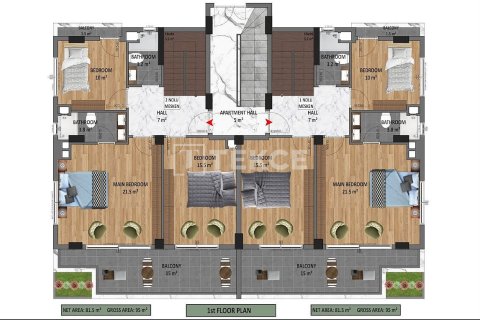 Продажа квартиры в Аланье, Анталье, Турция 4+1, 190м2, №212349 – фото 7