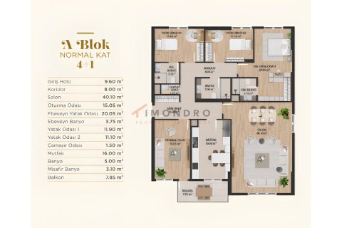 Продажа квартиры  в Башакшехире, Стамбуле, Турция 4+1, 230м2, №212882 – фото 5