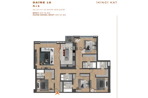 Продажа квартиры  в Сарыере, Стамбуле, Турция 5+1, 448м2, №212881 – фото 15