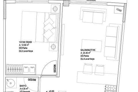 Lejlighed  i Mugla, Tyrkiet Nr. 224285 - 4