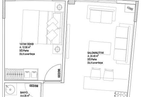 Продажа квартиры  в Мугле, Турция, 83м2, №224281 – фото 4