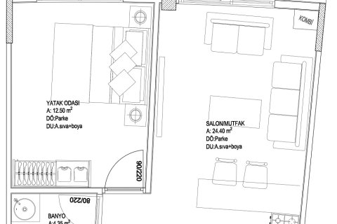 Продажа квартиры  в Мугле, Турция, 83м2, №224284 – фото 4