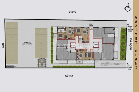 1+1 Leilighet  i Antalya, Tyrkia Nr. 224473 - 14