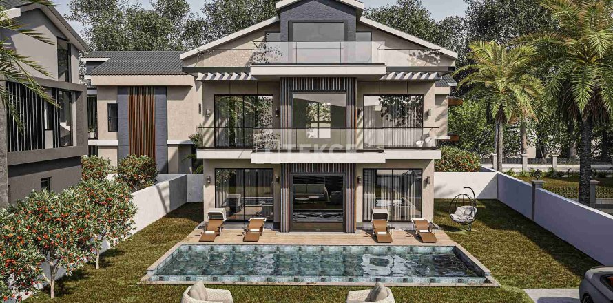 4+1 Villa  i Fethiye, Mugla, Tyrkiet Nr. 101821