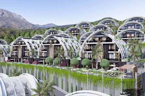 1+1 Lejlighed  i Alanya, Antalya, Tyrkiet Nr. 224031 - 1