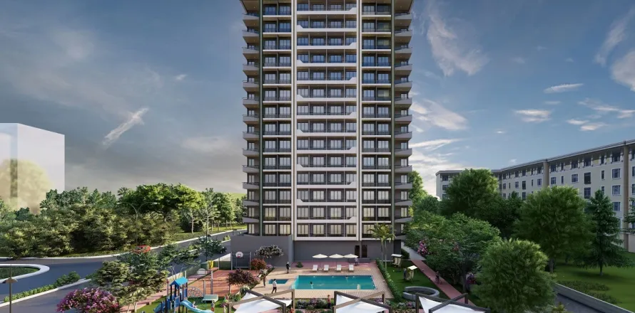 آپارتمان در  Kepez ، ترکیه 1 خوابه ، 67 متر مربع.  شماره 223808