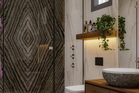 آپارتمان در  Kepez ، ترکیه 1 خوابه ، 103 متر مربع.  شماره 223813 - 14