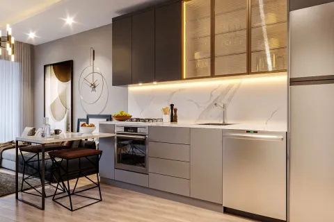 آپارتمان در  Kepez ، ترکیه 1 خوابه ، 103 متر مربع.  شماره 223813 - 5