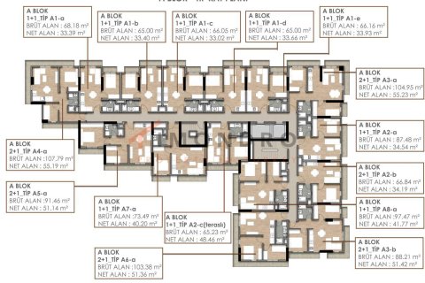 Продажа квартиры  в Кягытхане, Стамбуле, Турция 3+1, 124м2, №213121 – фото 9