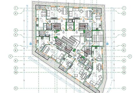 3+1 Takleilighet  i Alanya, Antalya, Tyrkia Nr. 215498 - 15